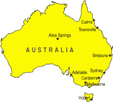 Map of Australia