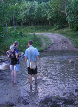 Crossing Waterfall River