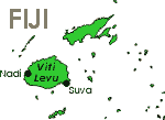 Map of Fiji