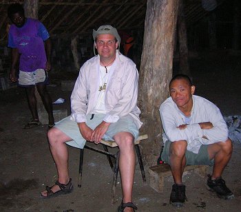 Jeffrey and Ken in Waterfall nakamal