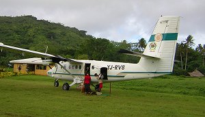Plane at Sara airfield