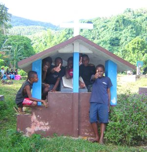 Willie Tabimamkan's grave at Ranwadi
