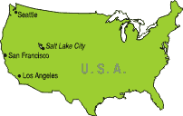 Map of the USA